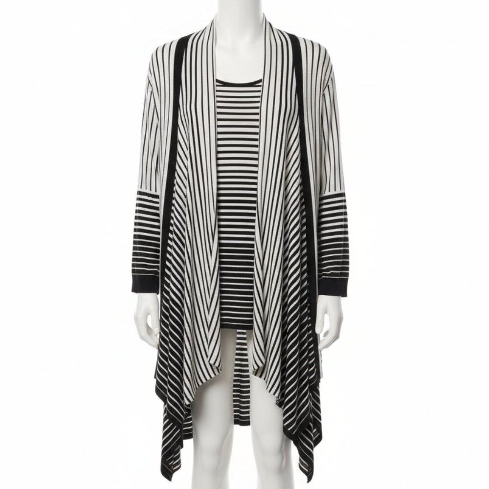 City Girl Women's Nancy Bolen Hi low cardigan Size XLarge
